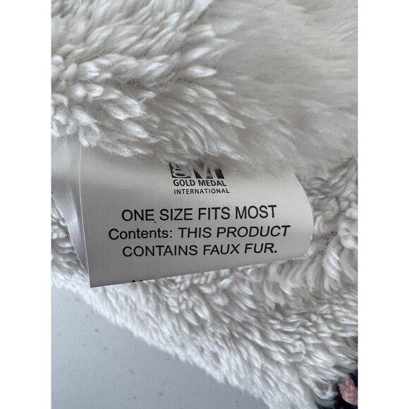 Polar Extreme Yellow Pink Orange Blue Speckled Pom Pom Beanie OSFM - Picture 5 of 6